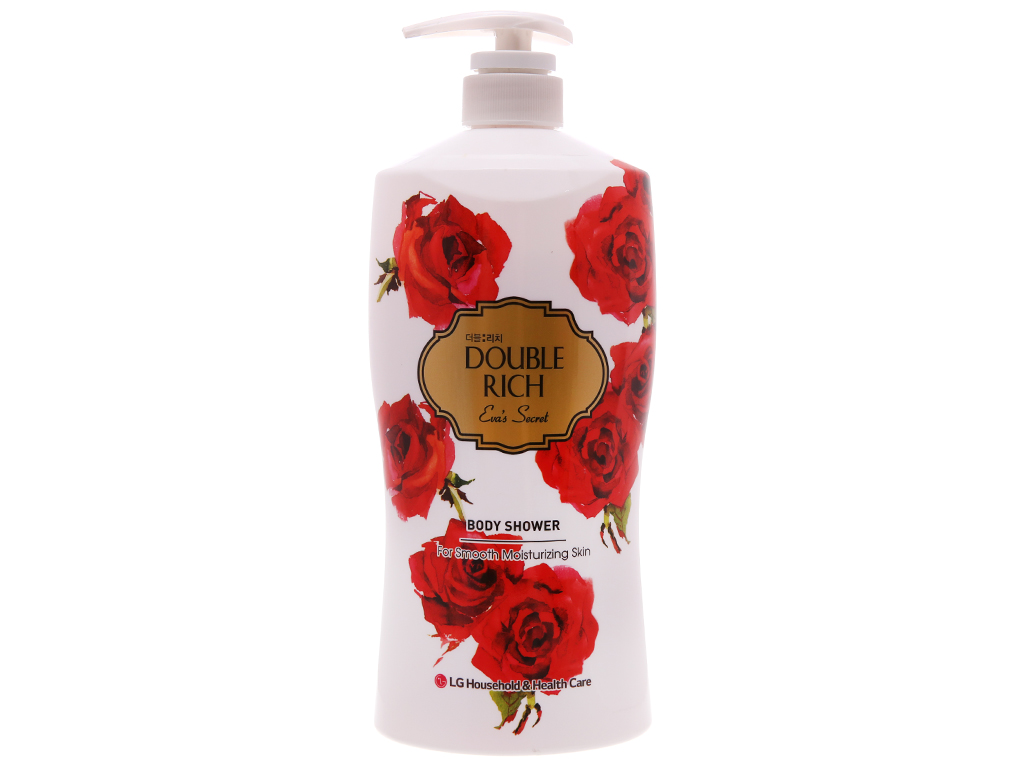 Sữa tắm double rich hoa hồng 800g