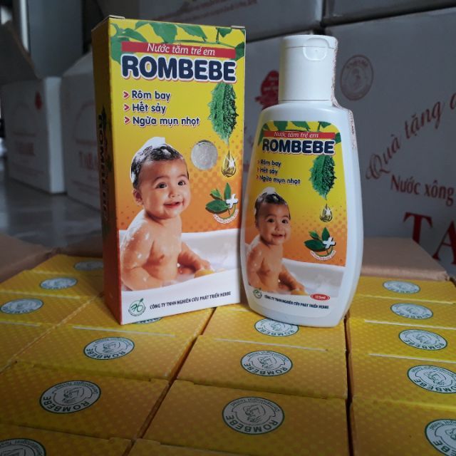 Rombebe - nước tắm thảo dược cho trẻ nhỏ 200ml