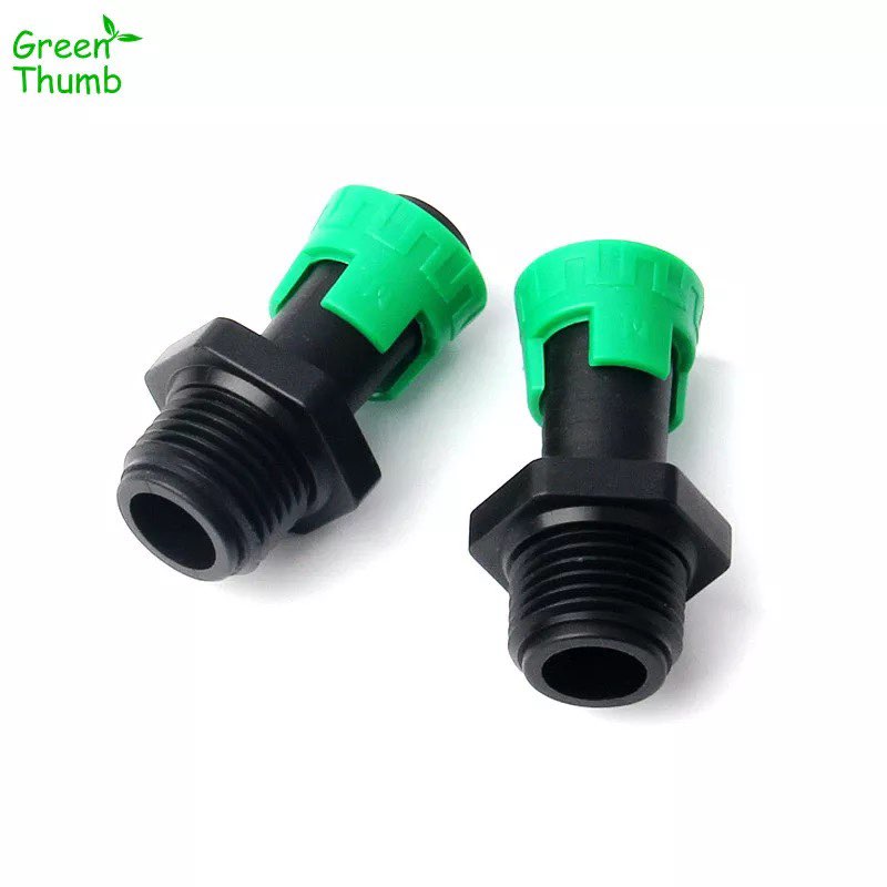 20 đầu nối Ren 21 ra ống 16 mềm dùng trong hệ thống tưới nhỏ giọt