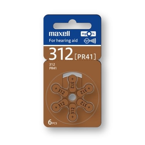 Pin máy trợ thính maxell pr41 1,45v hàng chính hãng