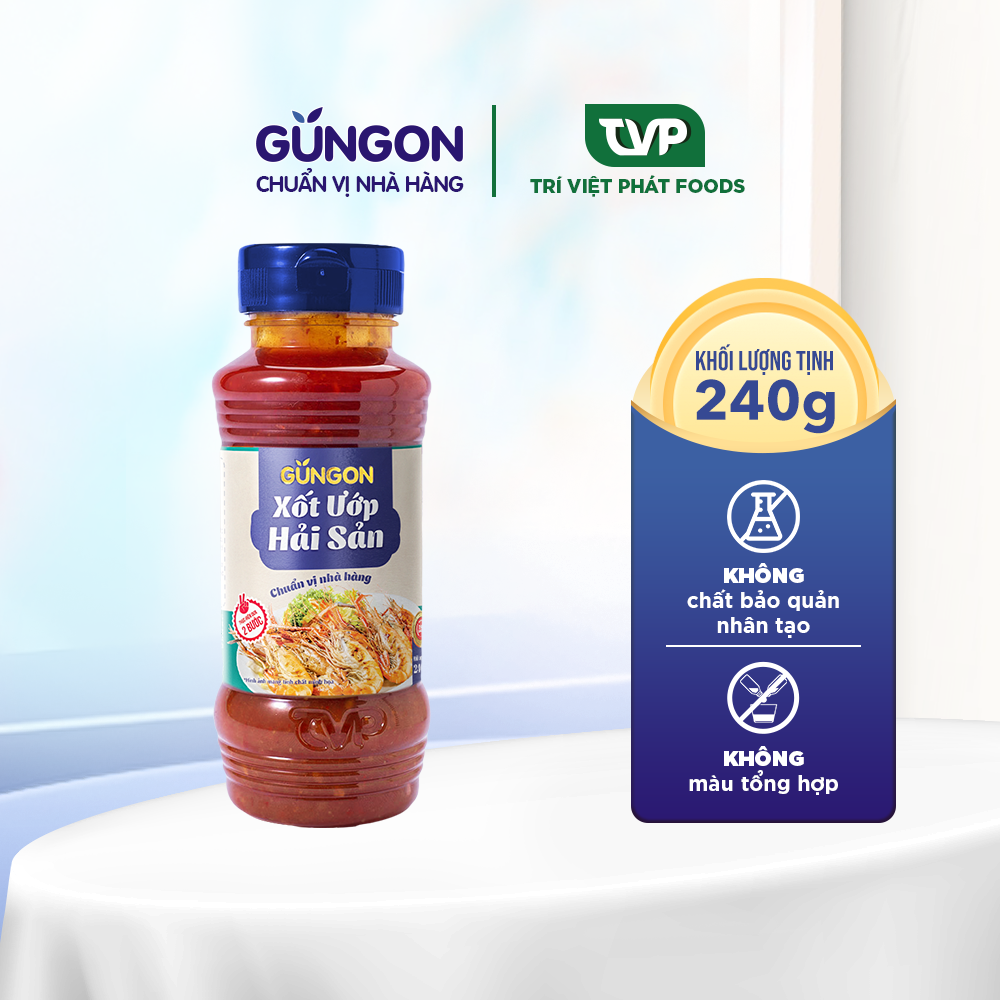 Xốt ướp hải sản Gungon xốt ướp hải sản nướng và làm sốt chấm 240g