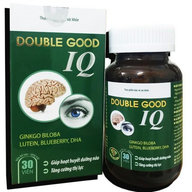 Bổ mắt bổ não double good iq hộp 30 viên