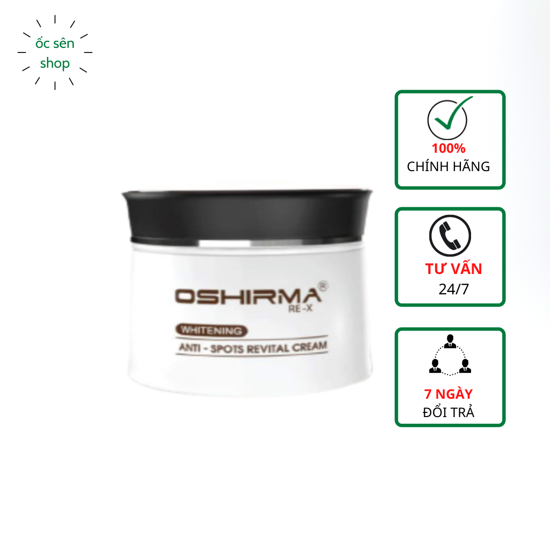 Kem Phục Hồi Da Hư Tổn Mỏng Đỏ Lộ Mao Mạch Oshirma RE-X 10g