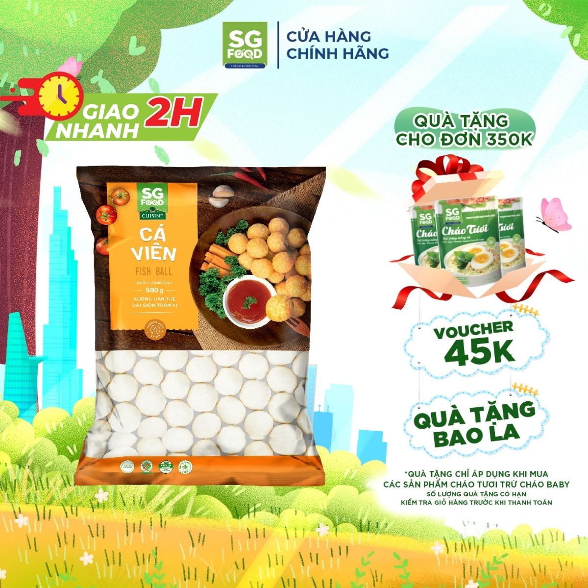 Chả cá viên sg food 500g