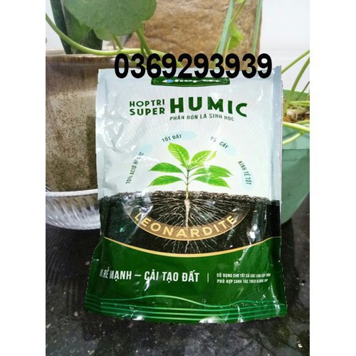 Phân bón lá sinh học super humic hợp trí 1kg dạng bột