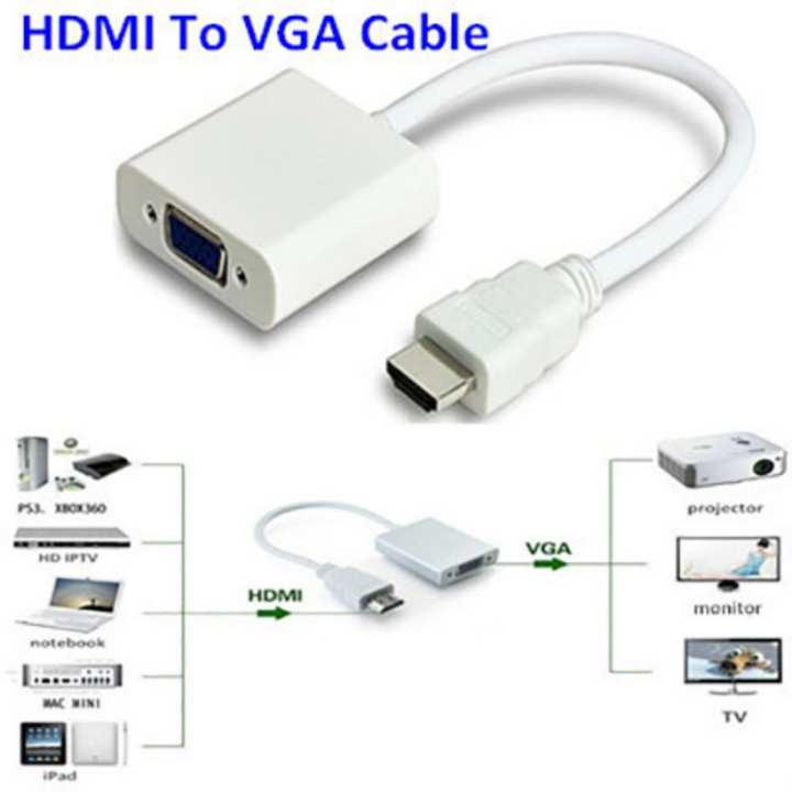 Cáp chuyển đổi HDMI sang VGA HDMI To VGA Adapter Cáp tín hiêu thiết bị kết nối