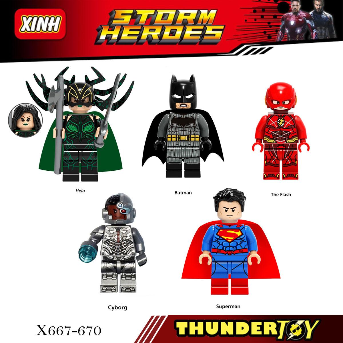 Đồ chơi lắp ráp Mini Figure nhân vật anh hùng