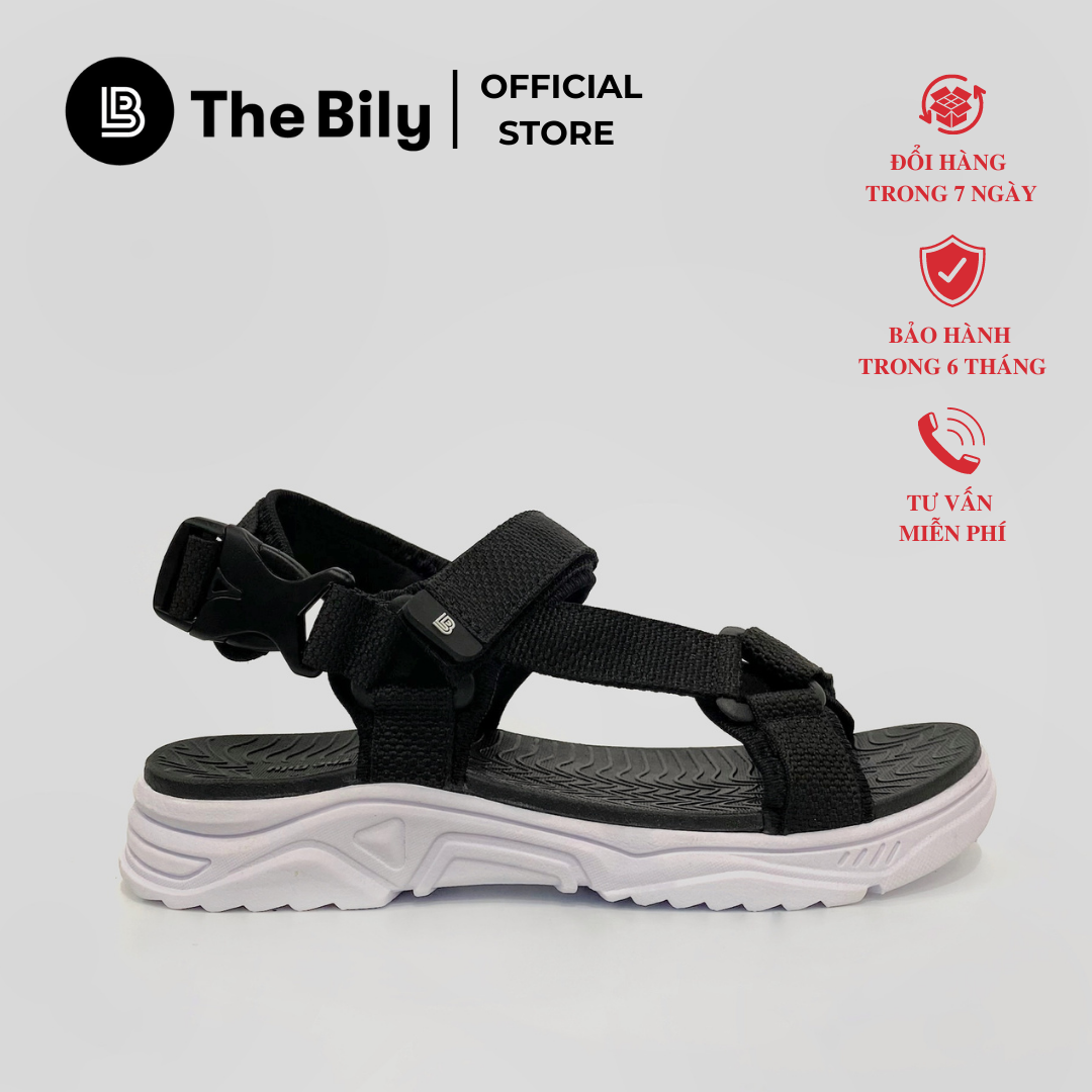 Giày sandal nam nữ unisex the bily quai chéo dây dù đế phylon siêu êm nhẹ nhiều màu-bldtmd01