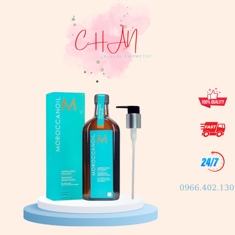 Moroccanoil - tinh dầu dưỡng tóc moroccanoil 100ml bóng tóc, phục hồi tóc hư tổn cấp độ 3