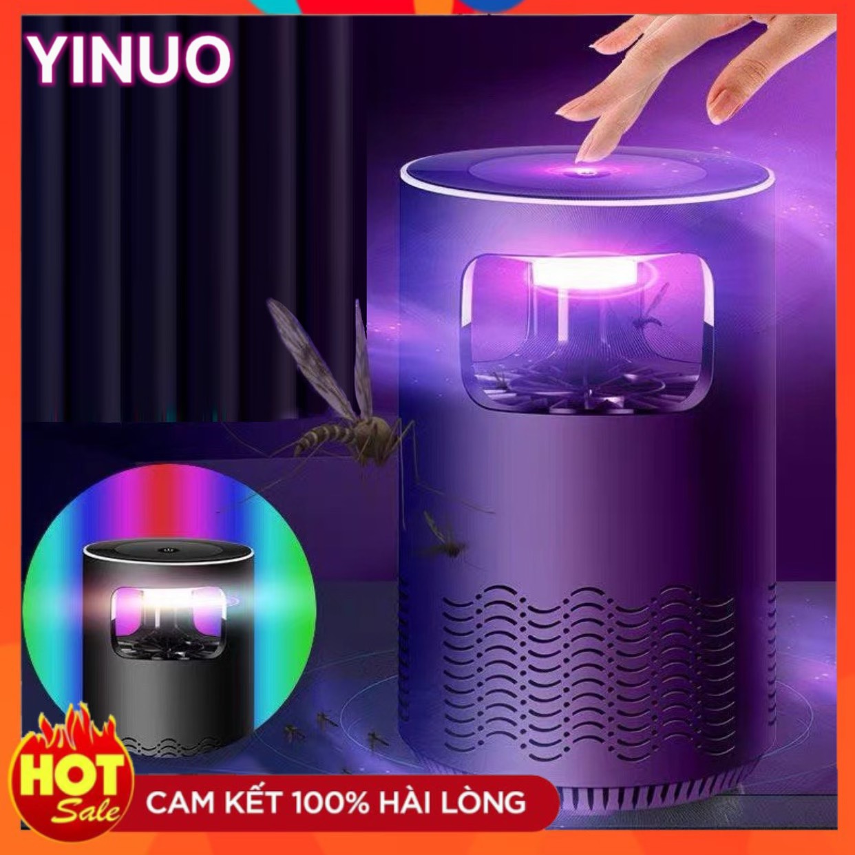 Đèn Bắt Muổi Thông Minh Thế Hệ Mới, Máy Bắt Muỗi Tự Động Hiệu Quả Cao Lên Đến 99%