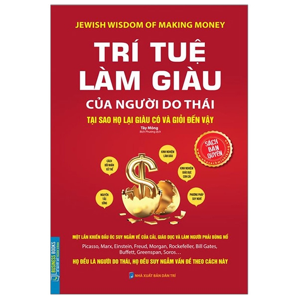 Fahasa - Trí Tuệ Làm Giàu Của Người Do Thái - Tại Sao Họ Lại Giàu Có Và Giỏi Đến Vậy