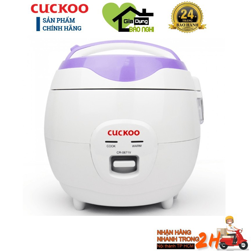 Nồi cơm điện Cuckoo CR0671V - Hàng chính hãng