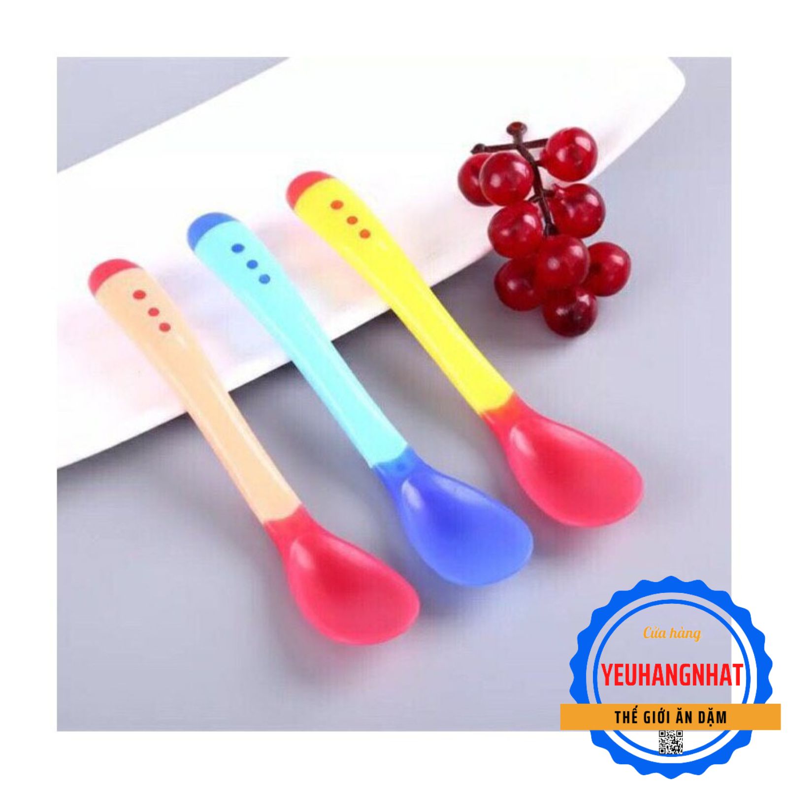 Muỗng Mềm Báo Nóng Aiko - thìa báo nóng