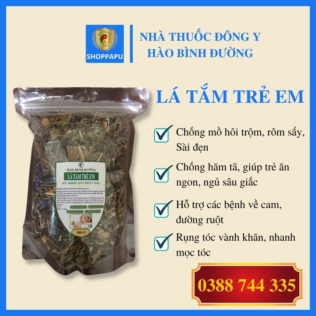 Nước tắm thảo dược cho bé lá tắm trẻ em gồm các loại lá thảo dược quý