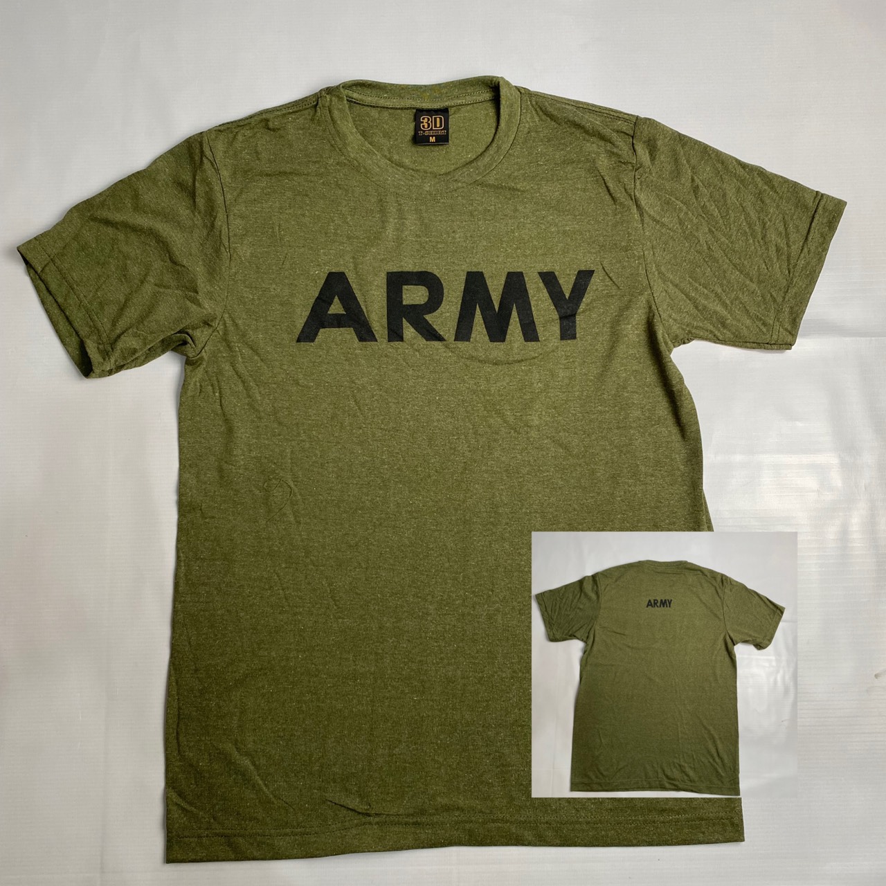 Áo thun đúc 3D in hình phong cách lính Us.army