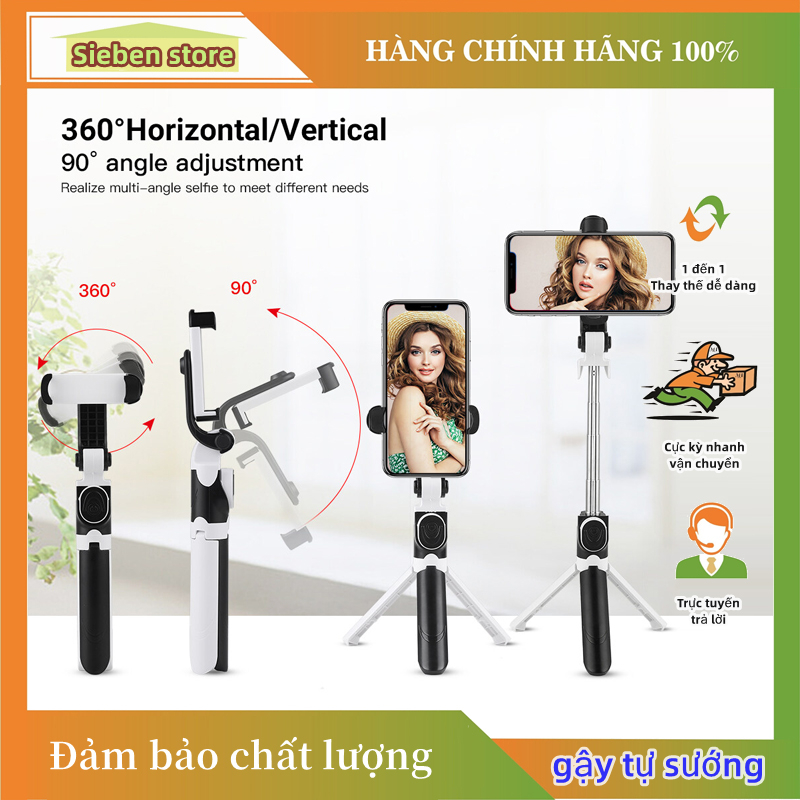 Gậy chụp ảnh tự sướng di động Gậy chụp ảnh ngang và dọc Chân máy ảnh tự sướng Gậy chụp ảnh tự sướng Bluetooth Gậy chụp ảnh tự sướng trực tiếp Giá đỡ điện thoại di động