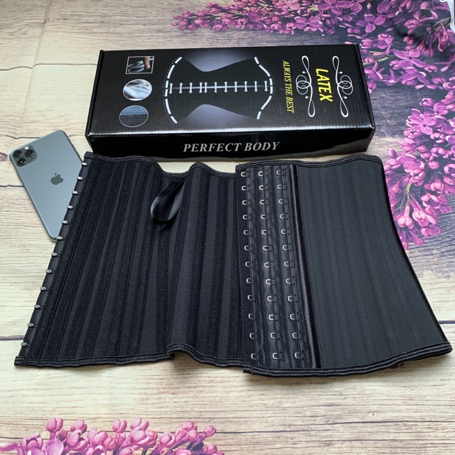 Đai Nịt Bụng Latex Hy Lạp 25 Xương Corset Chuẩn Thế Hệ Mới Định Hình Eo, Hỗ Trợ Giảm Eo Giảm Mỡ Hiệu Quả - Hàng Chính Hãng