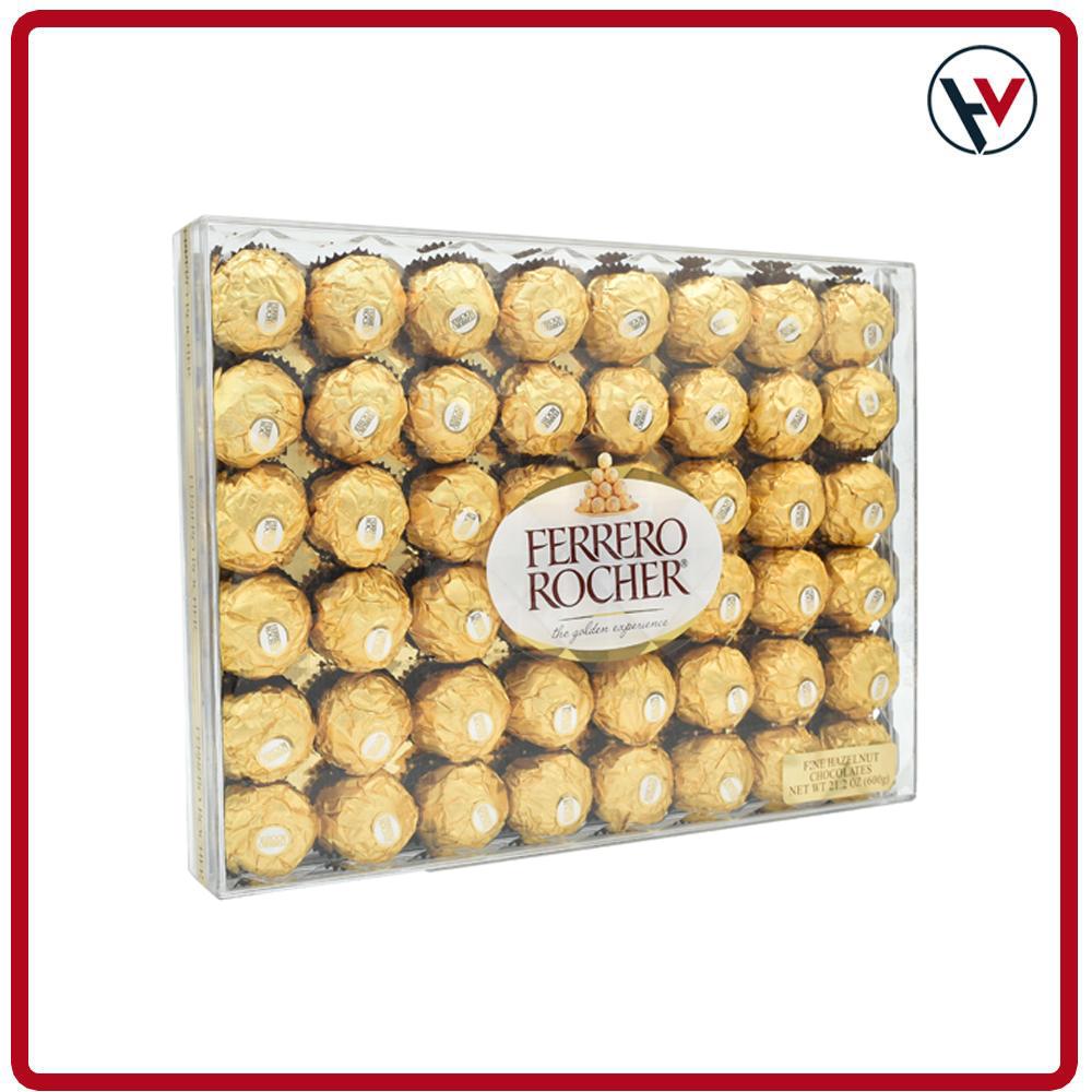 SOCOLA MỸ FERRERO ROCHER CHOCOLATE HỘP 48 VIÊN 600G - date 4.2024