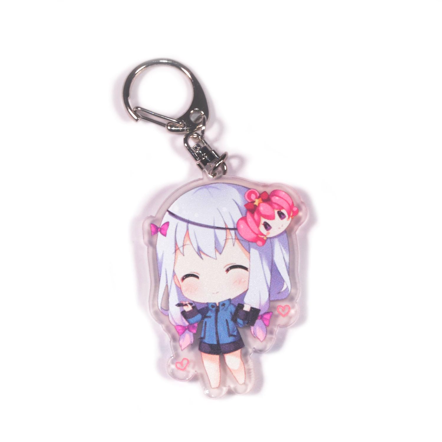 [7-11/12 VOUCHER 8%][thanh lý bán lỗ] Móc khóa Anime mica - Eromanga sensei [AAM] [PGN18]