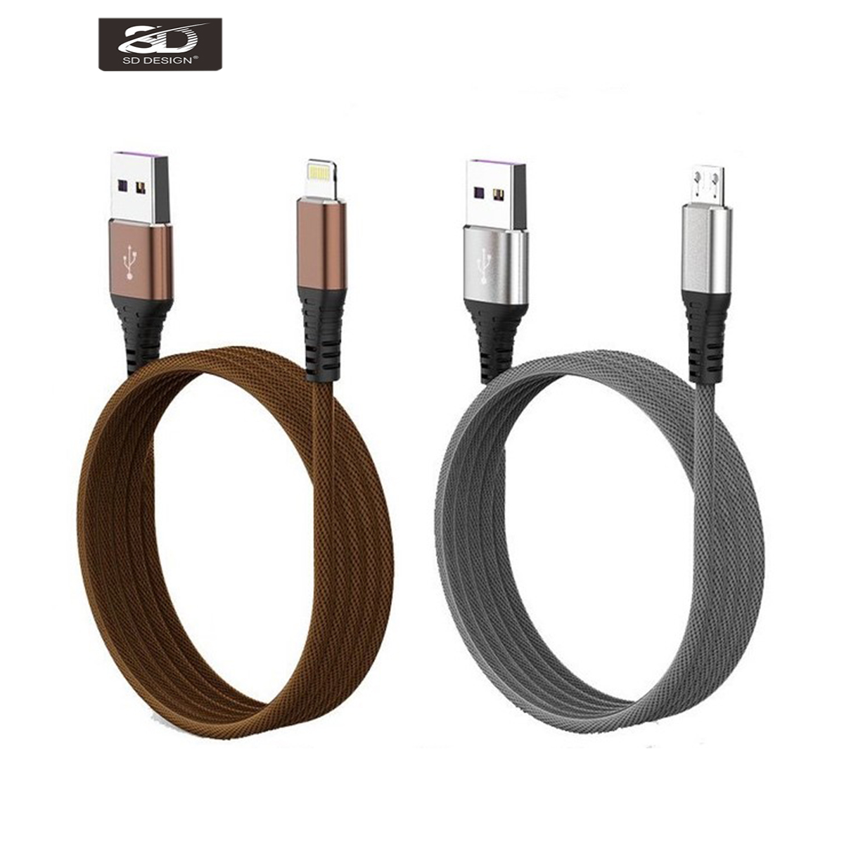 Cáp sạc nhanh SD M11S dòng 6A cho iPhone, iPad, Android dây dù dài 1m - Chính hãng