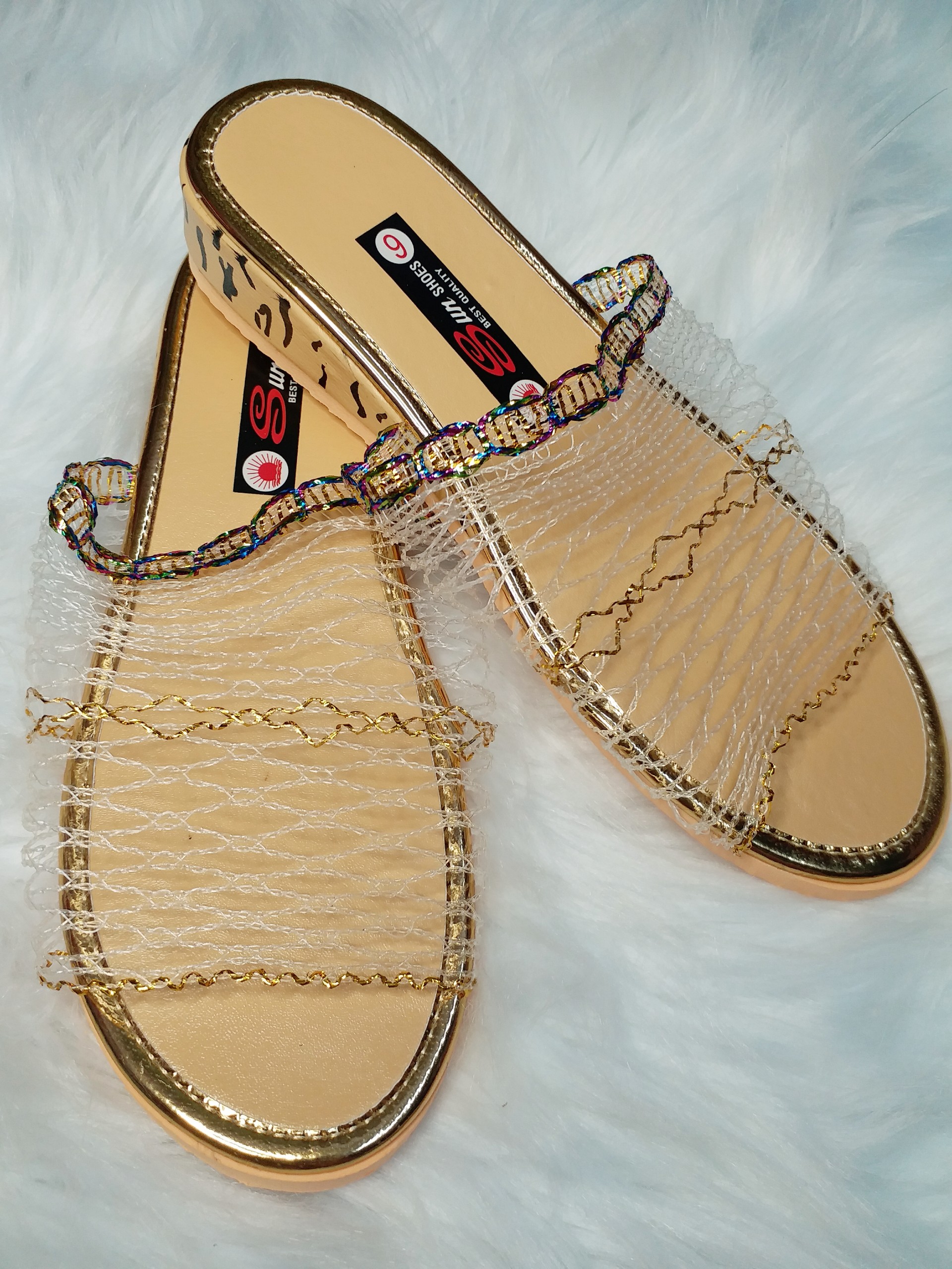 DÉP LƯỚI XƯA HOẠ TIẾT DA BEO CAO 3P