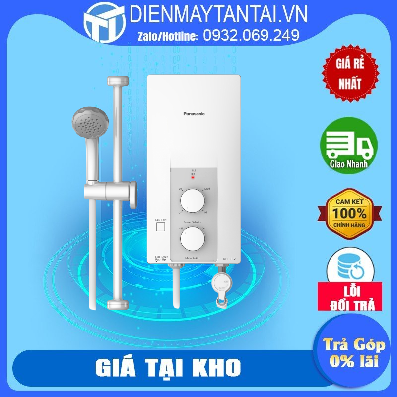 Máy nước nóng panasonic dh-3rl2vh 3.5kw - giao toàn quốc - freeship hcm