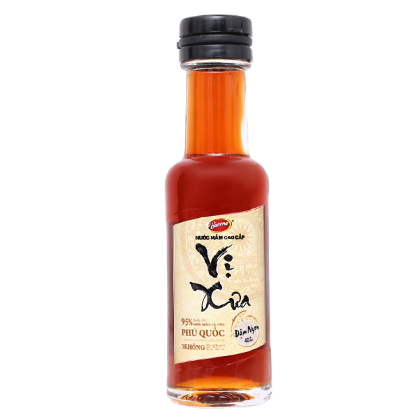 Nước mắm cao cấp Vị Xưa Barona 40 độ đạm chai 50ml