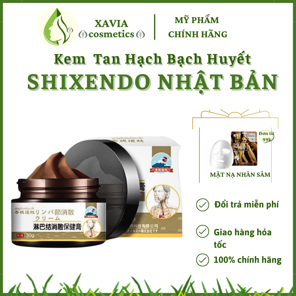 Kem tan hạch bạch huyết SHIXENDO Nhật Bản - Kem SHIXENDO giảm u hạch, u tuyến giáp, u lành tính - XAVIA COSMETICS