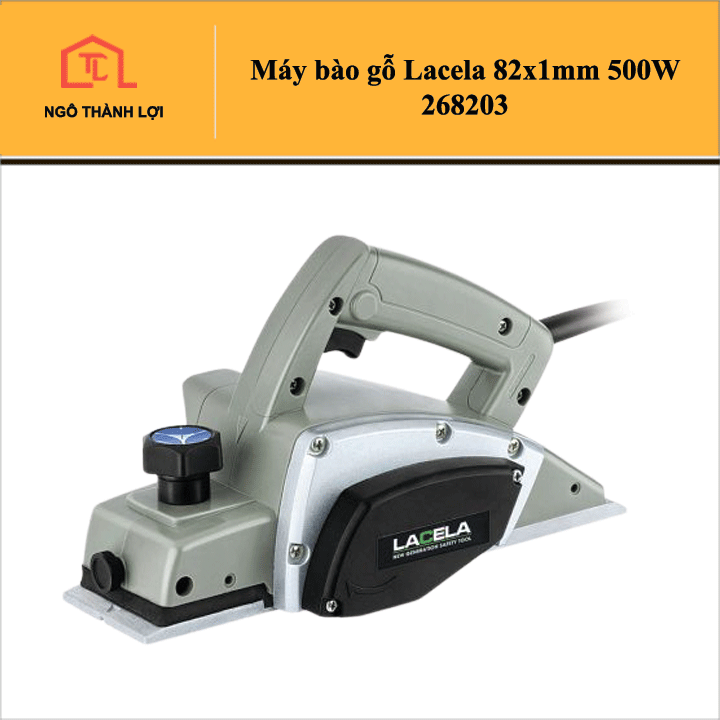 Máy bào gỗ lacela 82x1mm 500w 268203