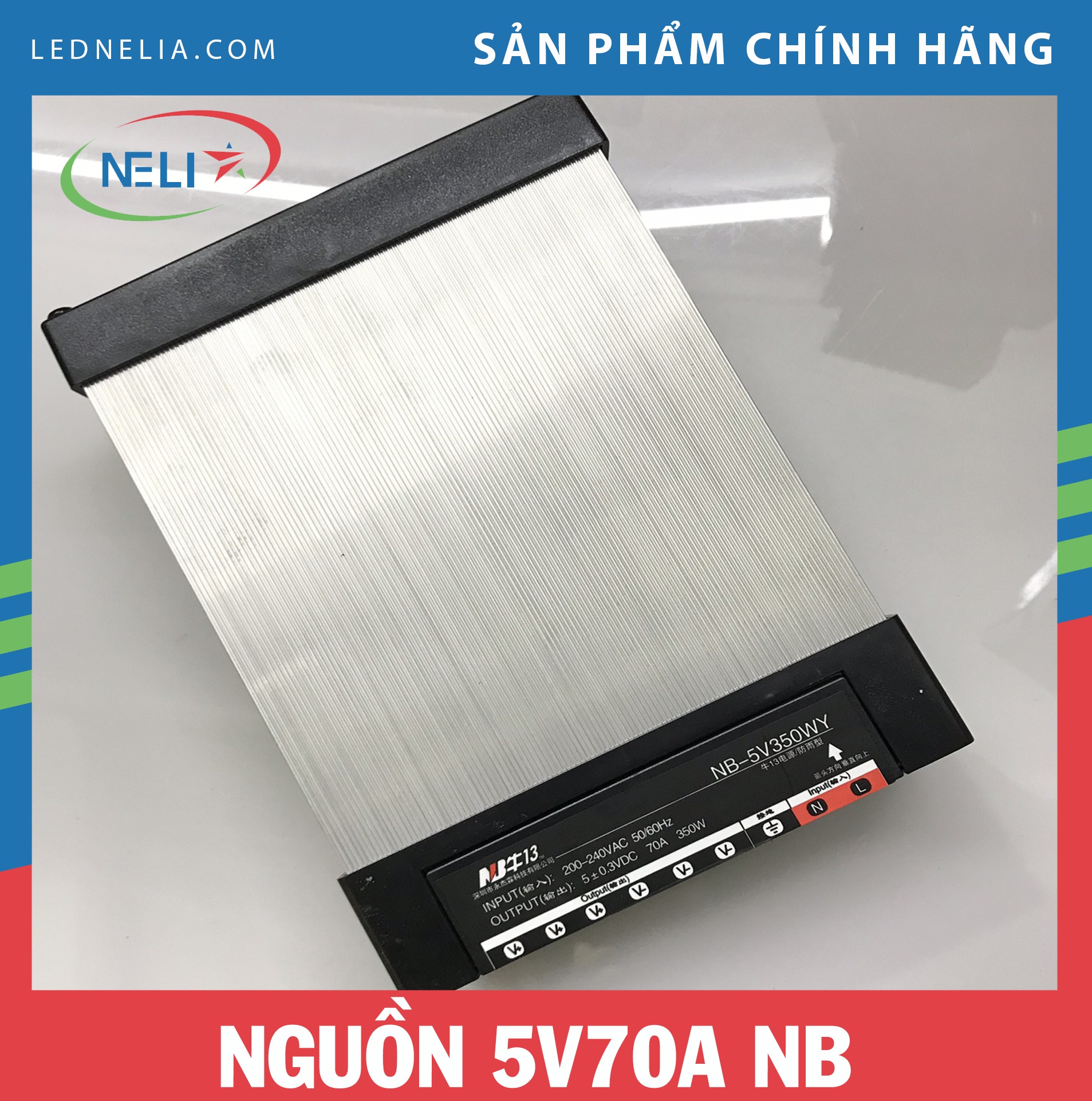 Nguồn 5V70A hãng NB - Nguồn ngoài trời chống nước