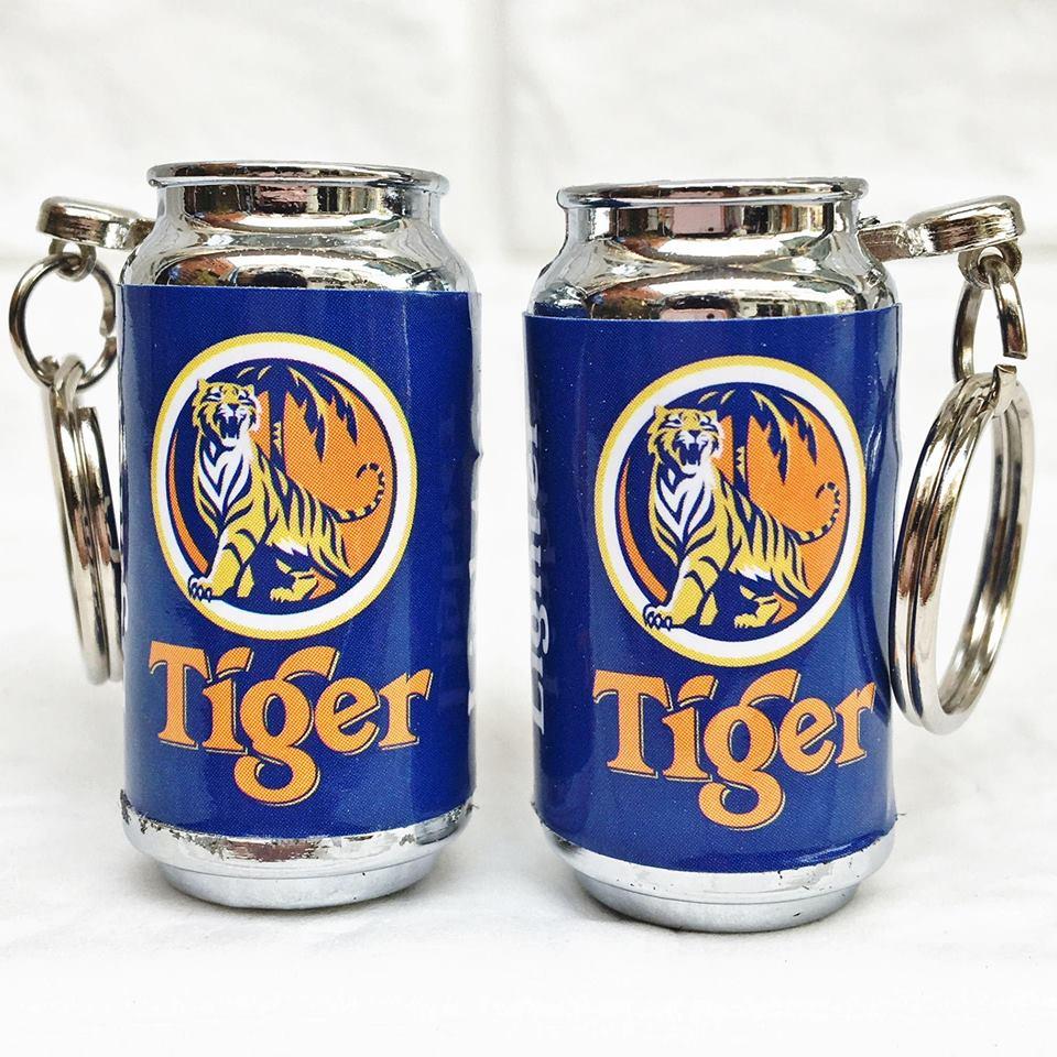 Bật lửa móc khóa hình lon tiger