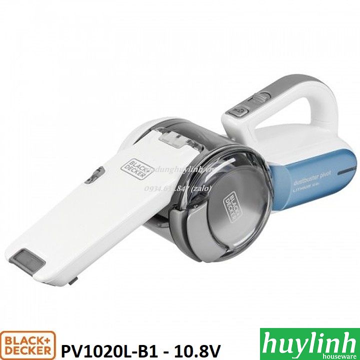 Máy hút bụi cầm tay dùng pin 10.8v black decker pv1020l-b1