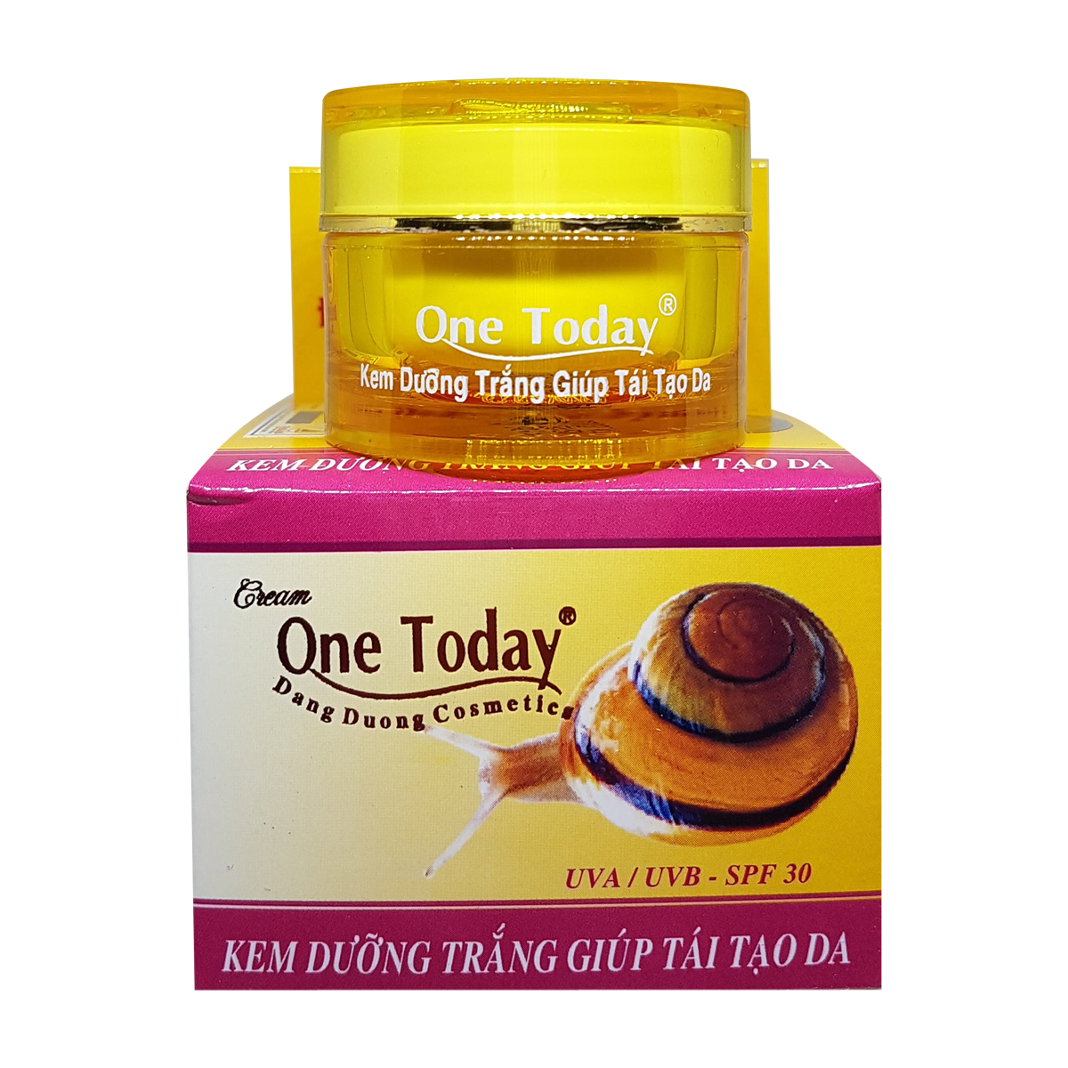Kem dưỡng trắng giúp tái tạo da ốc sên One Today 8g