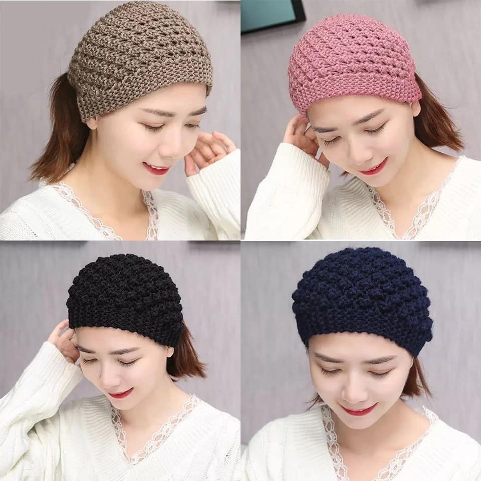 Mũ len nửa đầu - Băng đô turban len cho mùa đông cực cool HOT SALE
