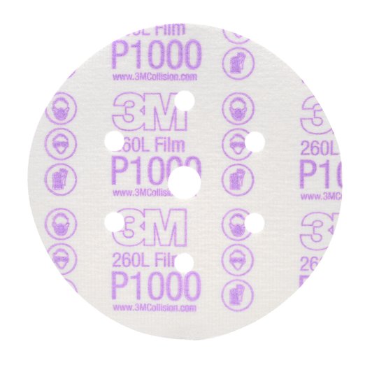 Combo 10 tờ giấy nhám đĩa đánh bóng 3m 01069 gold finishing film disc p1000