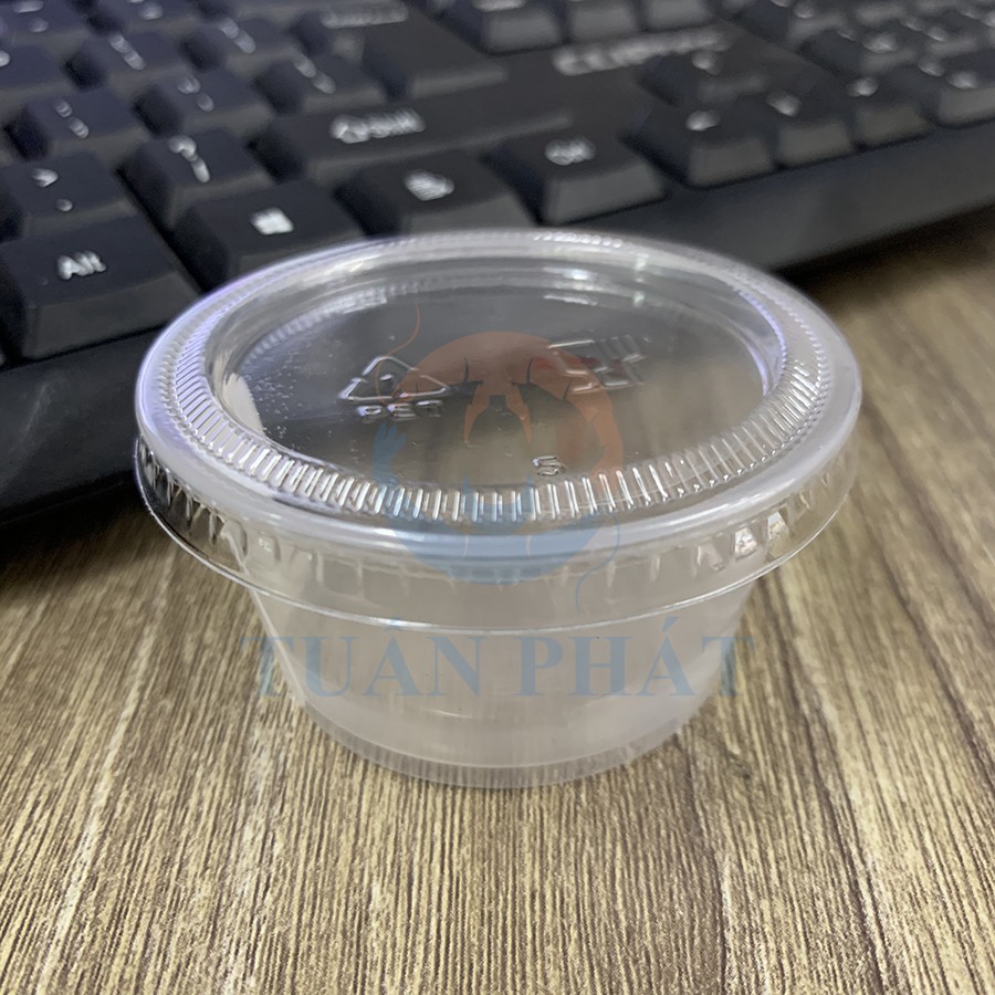 [100 cái]Hủ đựng nước chấm, nước sốt, gia vị, nước tương, muối ớt xanh, mayonnaise. [60ml]