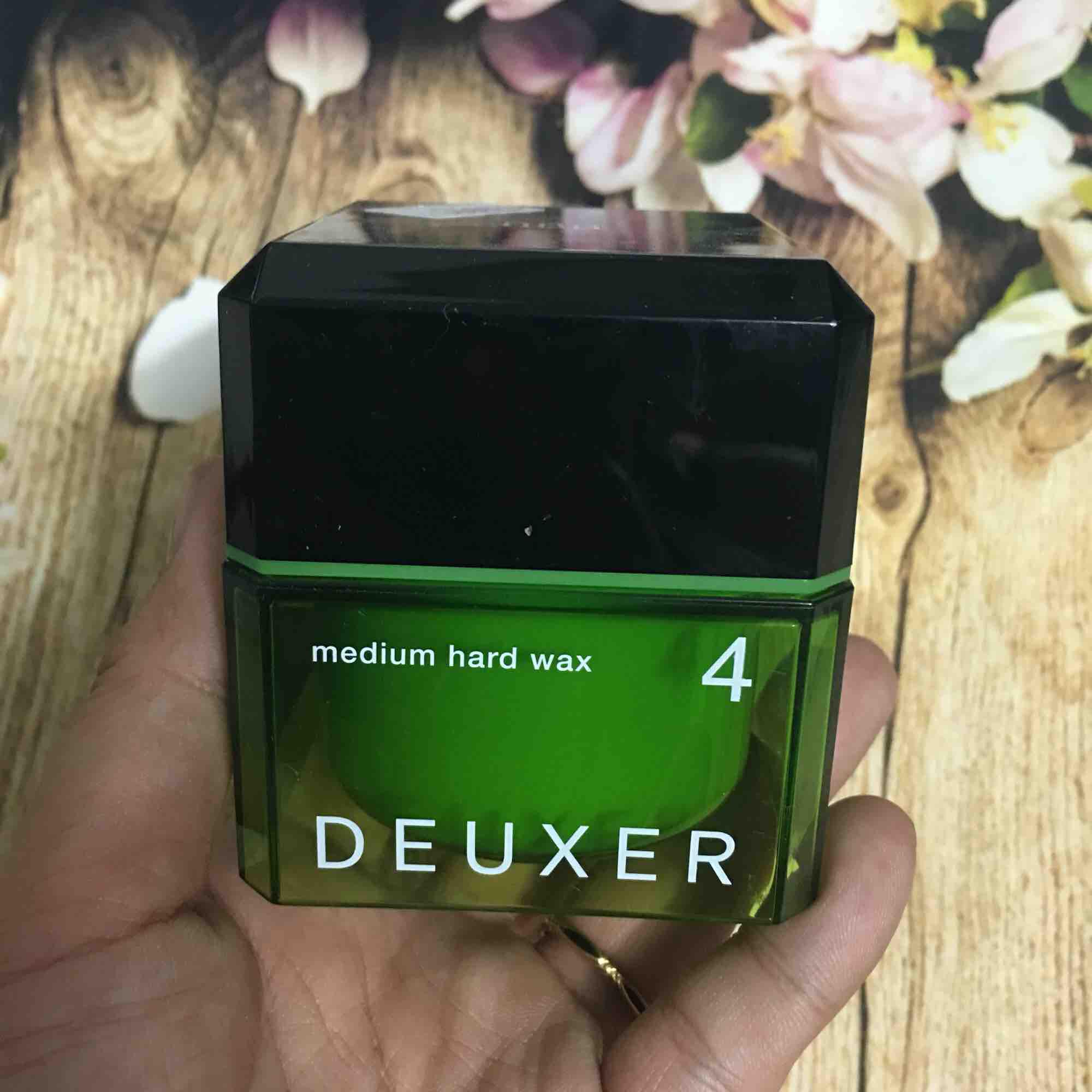 Sáp tạo kiểu giữ nếp và nâng phồng chân tóc deuxer 4 number three medium hard wax 80g