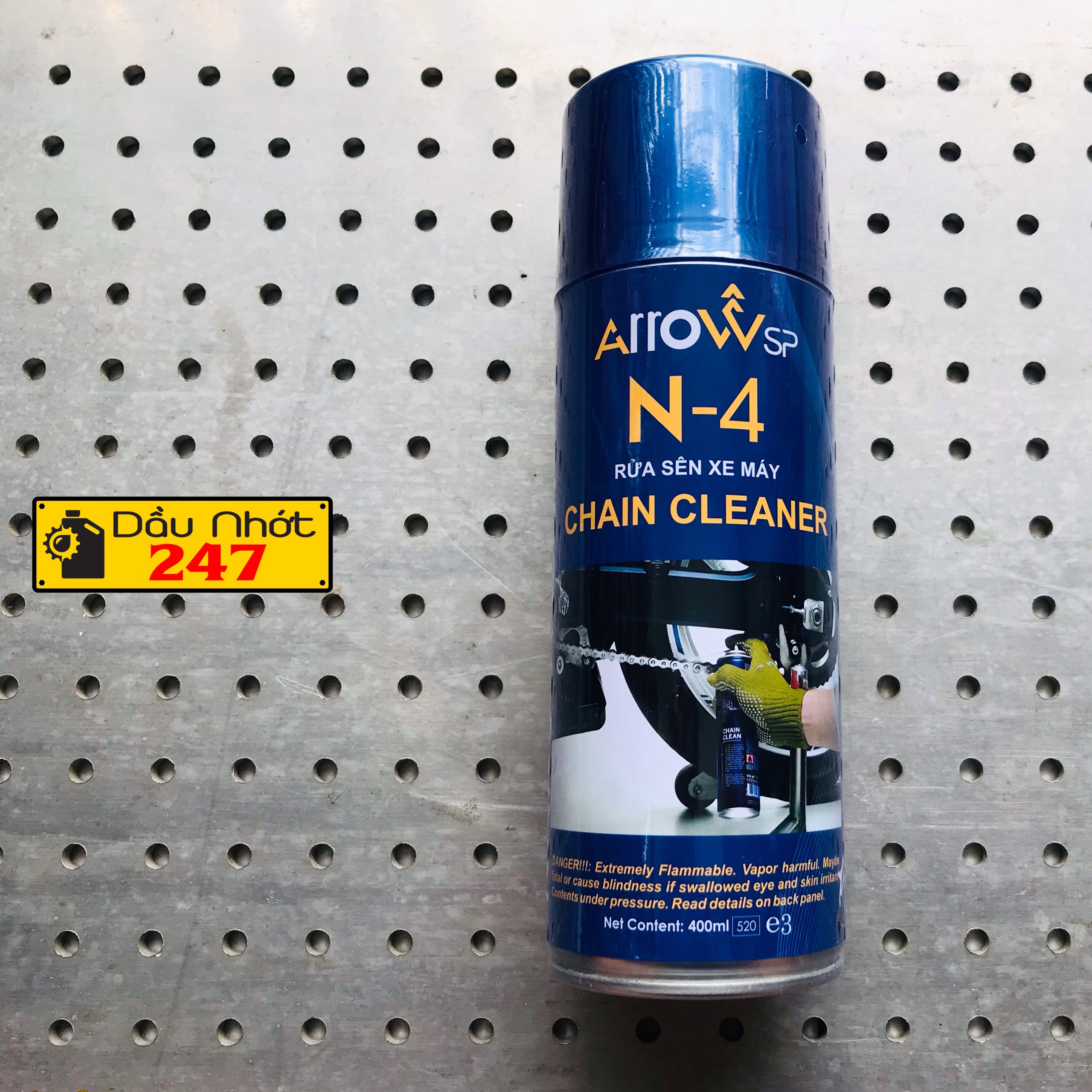 Chai vệ sinh sên/xích Arrow SP N4 Chain Cleaner 400ml