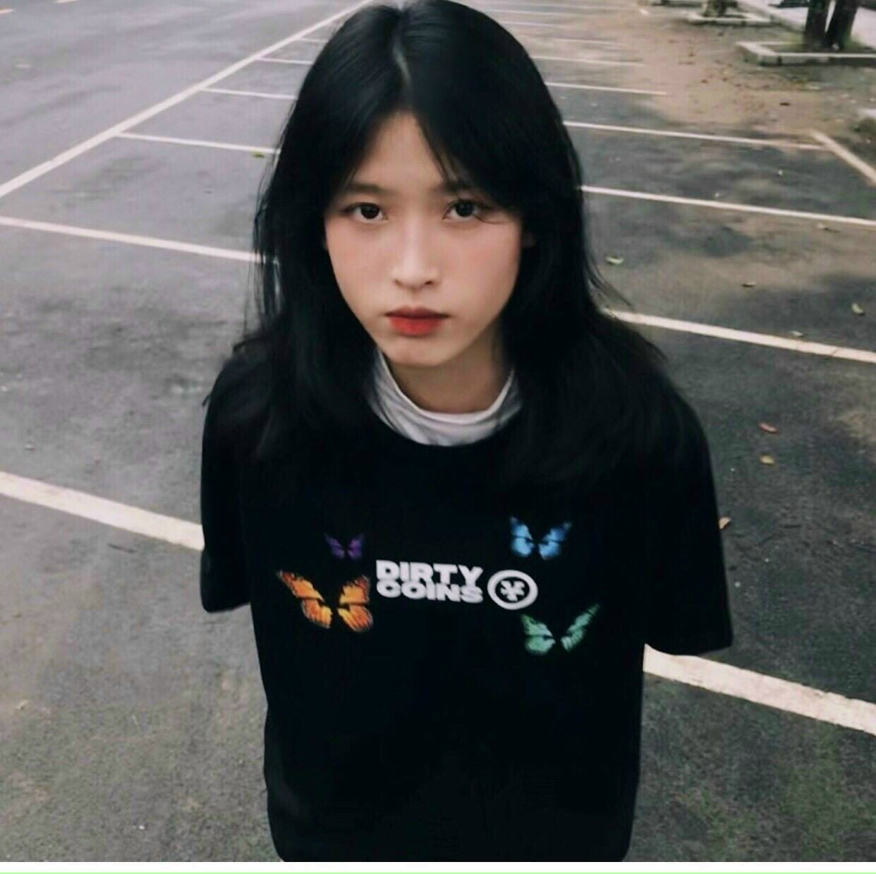 [HCM]Áo thun Unisex tay lỡ nam & nữ??Áo DIRTY COINS Đen?? Áo tay lỡ Hàn Quốc chất tici - FREESIZE <75KG