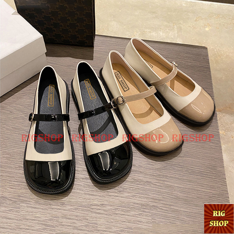 Giày mary jane phối màu siêu xinh - l6