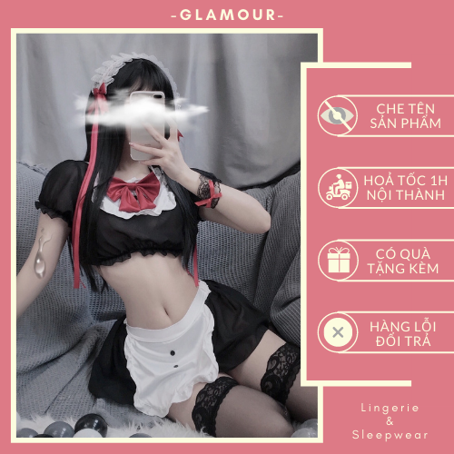 Cosplay cô hầu gái sexy - bộ đồ ngủ cô giúp việc gợi cảm universalxxx - dcp40