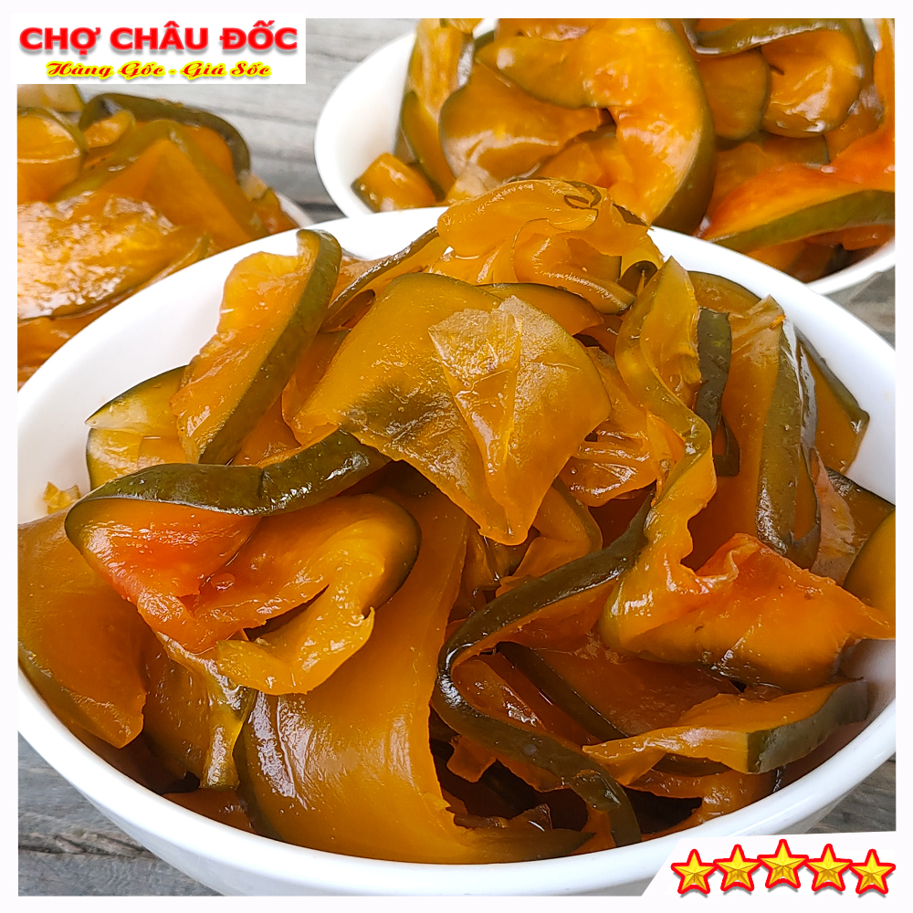 Mắm Đu Đủ Miếng Châu Đốc Loại 1 Trộn Sẵn Thơm Ngon Hủ 500gr