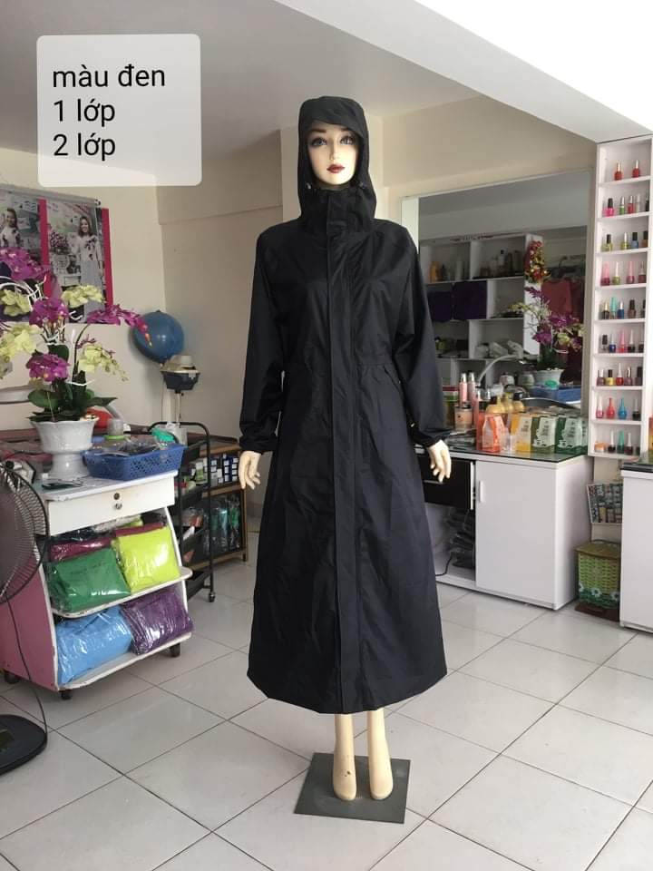 Áo mưa chống thấm thời trang 2 lớp