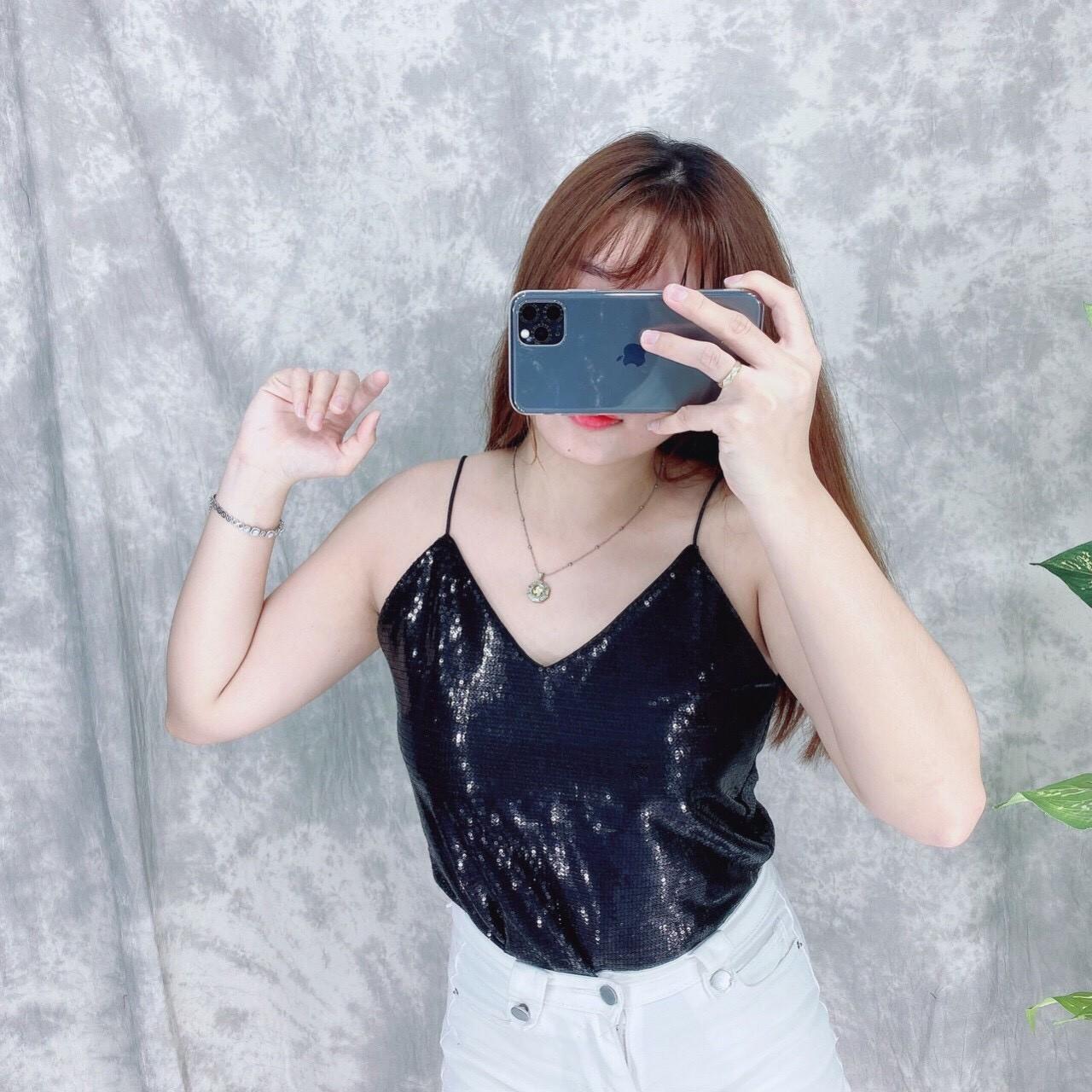 [HCM]ÁO 2 DÂY KIM SA CHUẨN ĐẸP