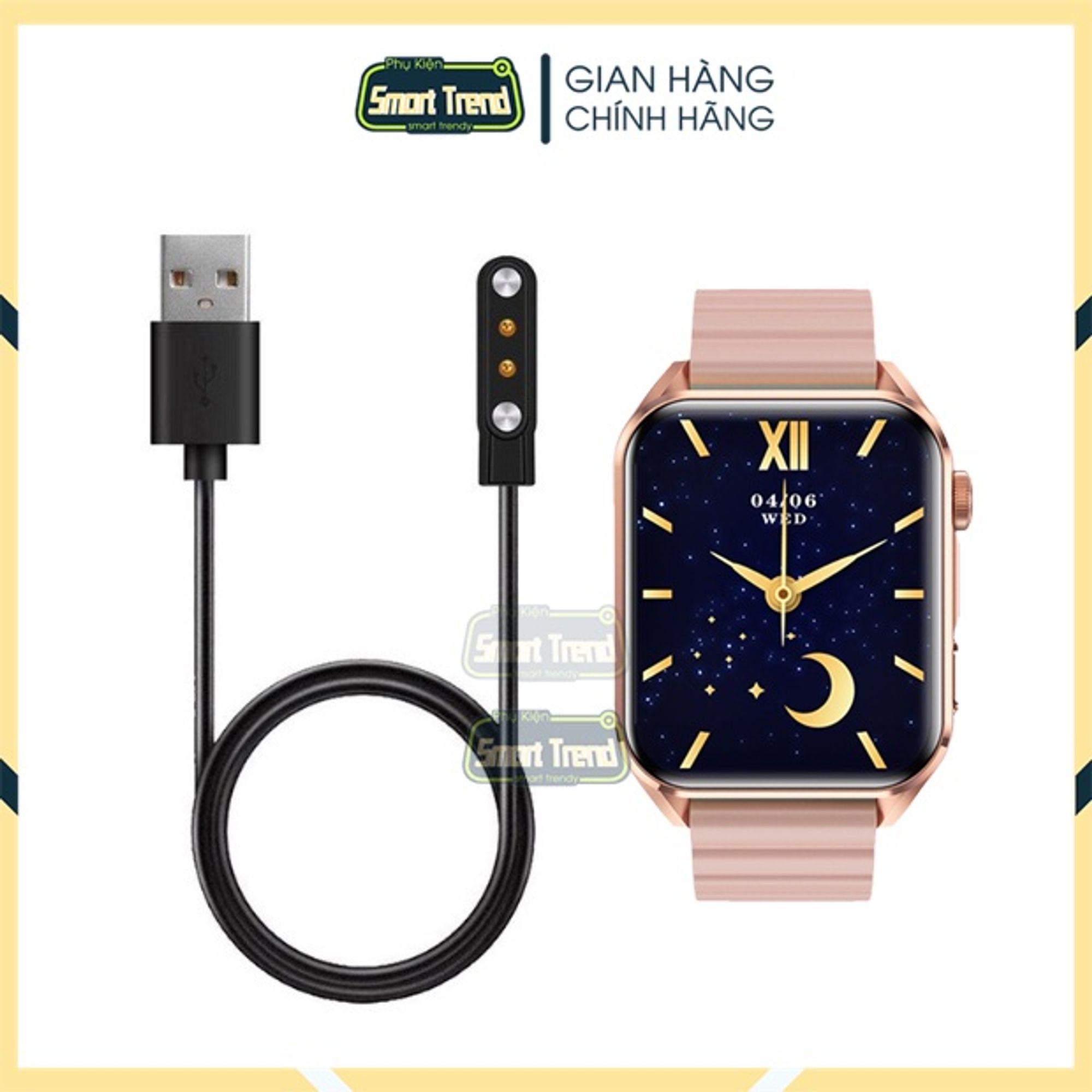 Dây Cáp Sạc USB Đồng Hồ Thông Minh Trẻ Em Befit WatchS Watch S Nam Châm