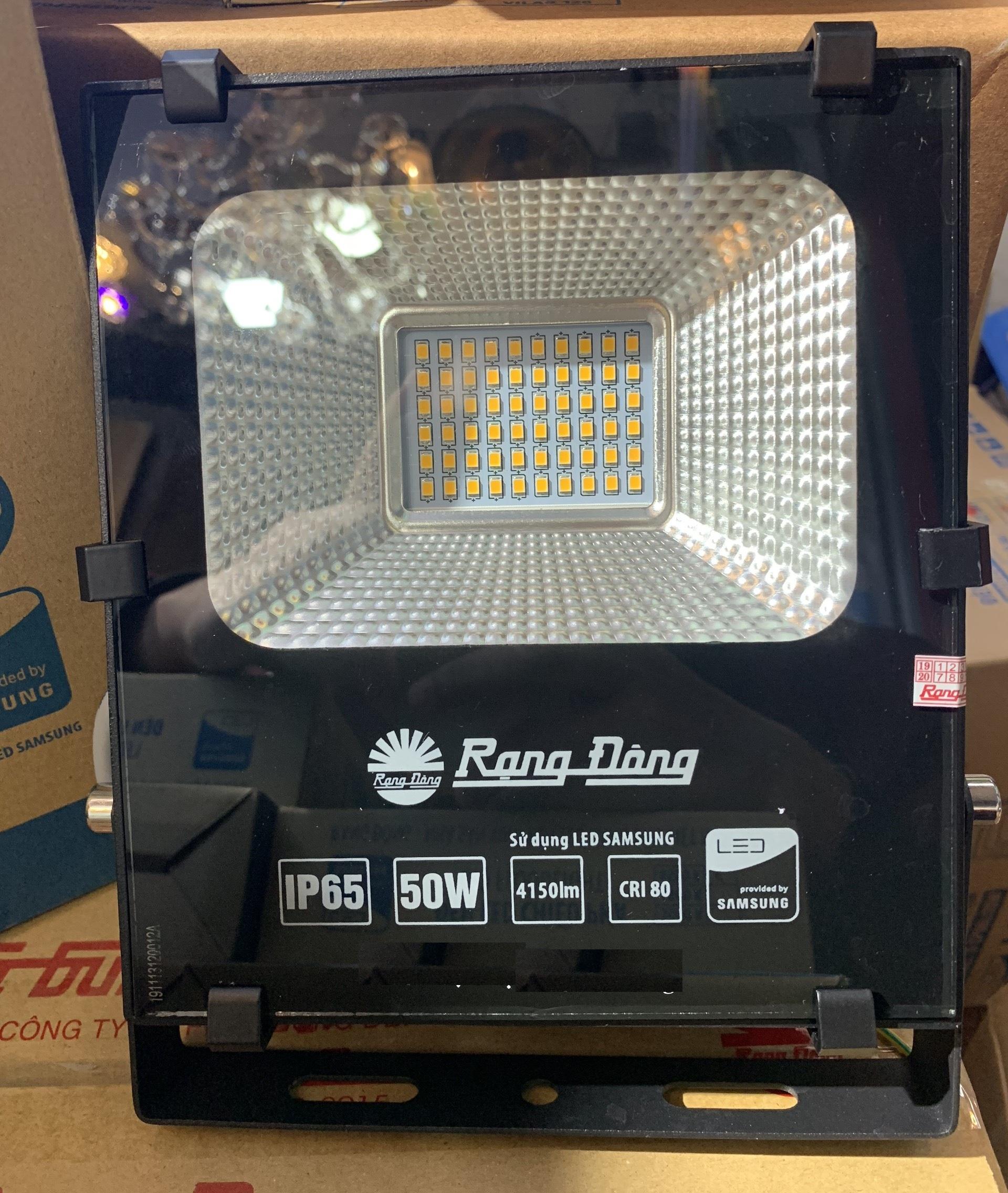 [HCM]Đèn LED chiếu pha 50W Rạng Đông Chip Led Samsung - Bảo Hành 24 Tháng