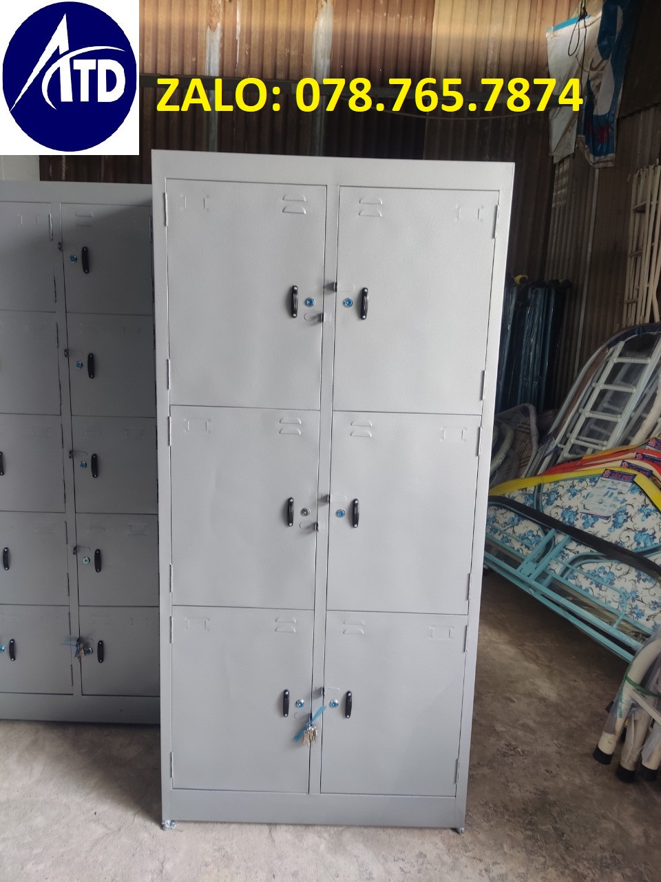 Tủ sắt locker 6 ngăn, 8 ngăn, 10 ngăn