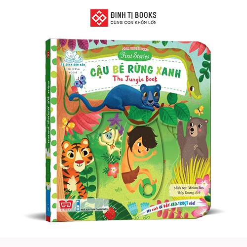 Sách chuyển động - first explorers - the jungle book - cậu bé rừng xanh
