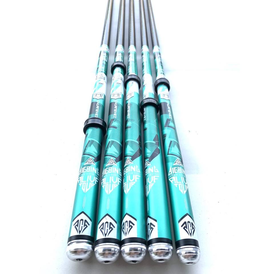 Cần Câu Đài cao cấp AIGBING 5h 6h ( tặng kèm nhẫn và ngọn phụ ) , xoay 360 độ , bịt lóng đầu , vòng 