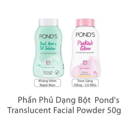 Phấn Phủ Siêu Mịn Pond Pinkish Glow Translucent Powder 50g